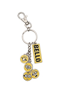 Despicable Me Minion Faces Charm Keychain