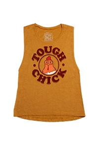 El Pollito Tough Chick Ladies Sleeveless T-Shirt