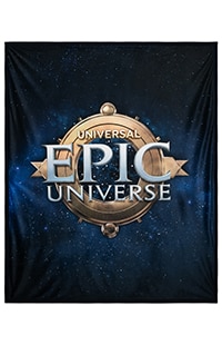 Epic Universe Emblem Plush Blanket