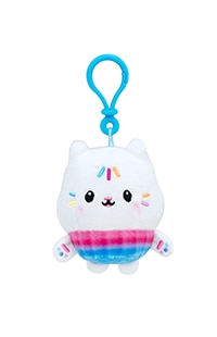 Gabby's Dollhouse Cakey Cat Plush Backpack Clip