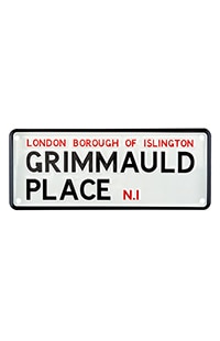 Grimmauld Place Metal Sign
