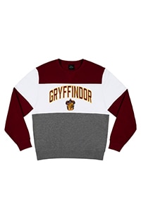 Gryffindor™ Color Block Adult Crew Neck Sweatshirt