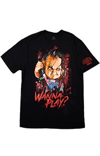 Halloween Horror Nights 2022 Chucky "Wanna Play?" Adult T-Shirt