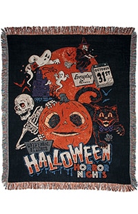 Halloween Horror Nights 2022 Lil' Boo Throw Blanket