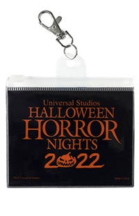 Halloween Horror Nights 2022 Orange Lanyard Pouch