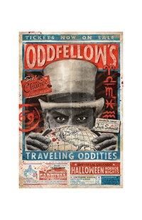 Halloween Horror Nights 2023 Oddfellow Poster