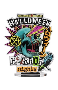 Halloween Horror Nights 2024 Atomic Goth Punk Acrylic Sign