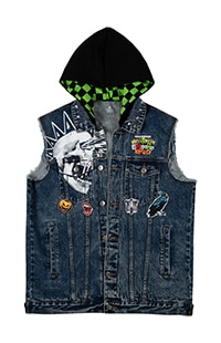 Halloween Horror Nights 2024 Denim Vest