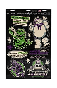 Halloween Horror Nights 2024 Ghostbusters Retro Decal Sheet