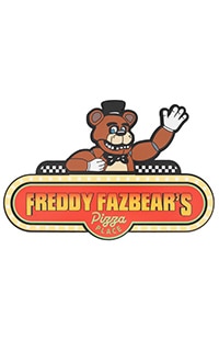 Halloween Horror Nights 2025 Freddy Fazbear's Pizza Place Die-Cut Sign