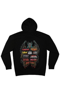 Halloween Horror Nights 2025 House Adult Hooded Pullover Fleece