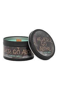 Halloween Horror Nights 2025 Never Go Alone Candle