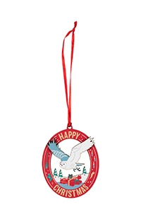 Happy Christmas Hedwig™ Ornament
