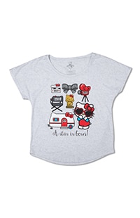 Hello Kitty® A Star is Born! Ladies Dolman T-shirt