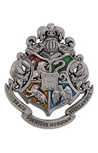 Hogwarts™ Crest Antiqued Metal Pin