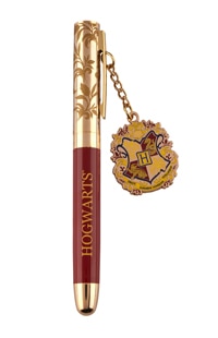 Hogwarts™ Crest Scarlet Pen with Charm