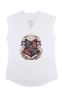 Hogwarts™ Crest Sleeveless Ladies T-Shirt