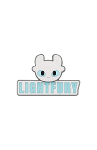 How To Train Your Dragon Light Fury Face Pin