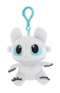 How To Train Your Dragon Light Fury Plush Backpack Clip