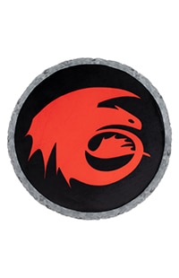How To Train Your Dragon Toothless Emblem Shield Pillow