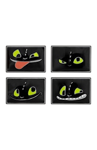 How To Train Your Dragon Toothless Expressions Magnet Set