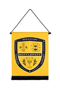 Hufflepuff™ Attributes Crest Wall Banner