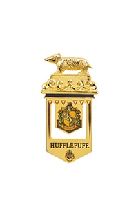 Hufflepuff™ Sculpted Metal Bookmark