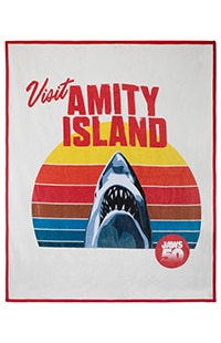 Jaws 50th Anniversary Amity Island Blanket