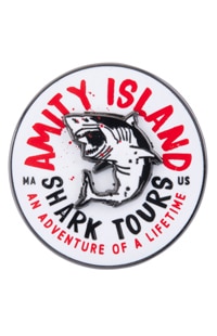 Jaws Amity Island Shark Tours Pin