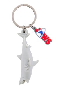 Jaws Shark Keychain with Charm