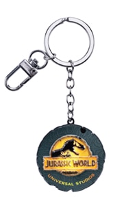 Jurassic Amber Logo Keychain