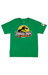 Jurassic Park 30th Anniversary Banner Youth T-Shirt