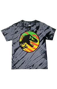 Jurassic Park 30th Anniversary Logo Tie-Dye Youth T-Shirt