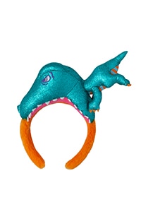 Jurassic Park Blue Glitter Dino Bite Headband