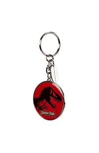Jurassic Park Logo Keychain