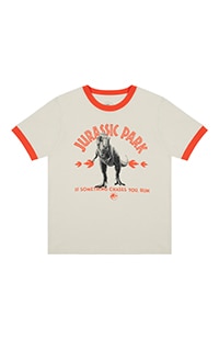 Jurassic Park Sea Land Air Youth Ringer T-Shirt