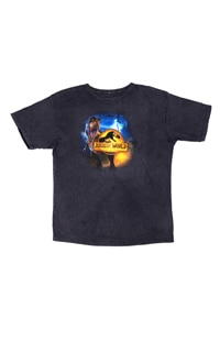 Jurassic World Amber Logo Adult T-Shirt