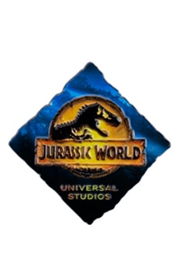 Jurassic World Amber Logo Pin
