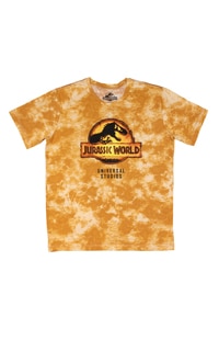 Jurassic World Amber Logo Tie-Dye Adult T-Shirt