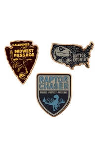 Jurassic World Badges Miniature Pin Set