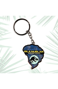 Jurassic World Isla Nublar Glow-In-The-Dark Keychain