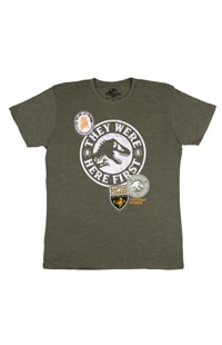 Jurassic World "They Were Here First" Adult T-Shirt