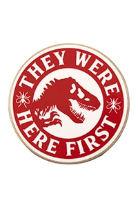 Jurassic World "They Were Here First" Pin