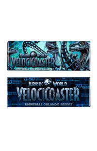 Jurassic World VelociCoaster Magnet 2-Pack