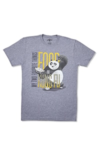 Kung Fu Panda "My Two Favorite Things" Adult T-Shirt