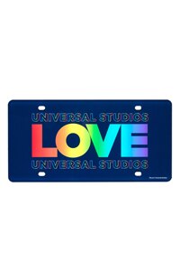 Love is Universal License Plate