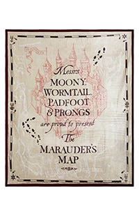 Marauder's Map Plush Blanket