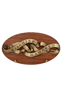 Marauder's Map Wand Wall Mount