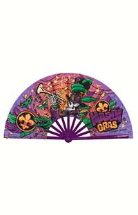 Mardi Gras 2025 Baron Tonton Hand Fan