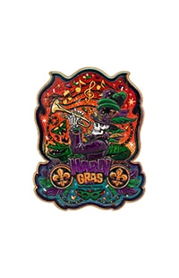 Mardi Gras 2025 Baron Tonton Magnet